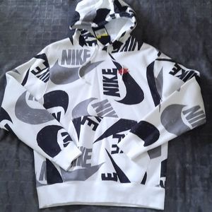 Nike Hand drawn doodle Hoodie